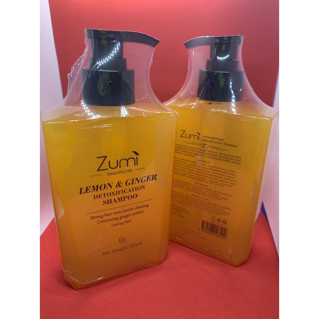 [現貨]澳洲 Zumi 檸檬生薑洗髮精 330ml