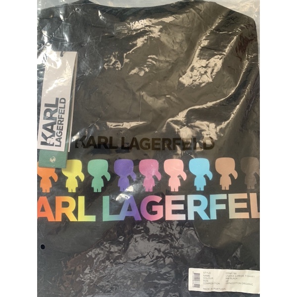 karl lagerfeld 卡爾老佛爺衣服 彩虹 T恤 短袖（下單前私訊有禮❤️