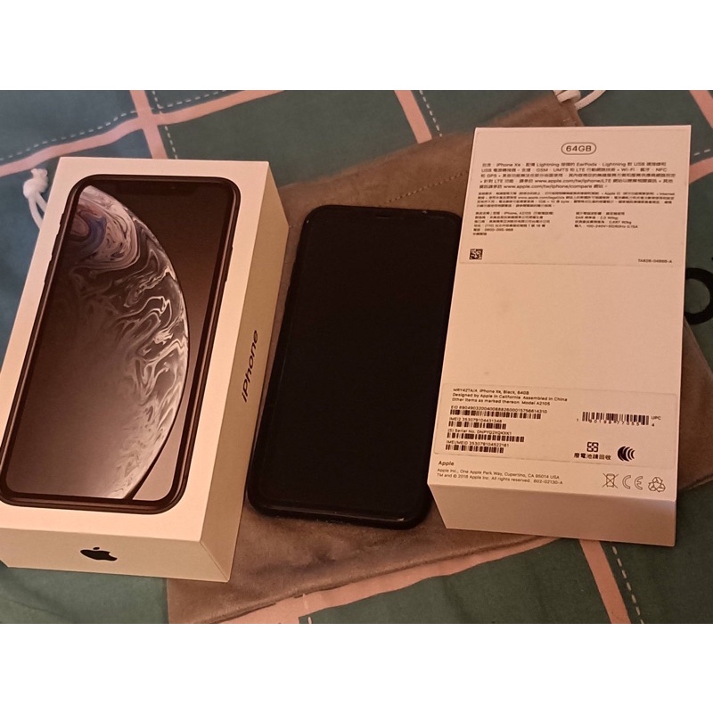 自售Apple iPhone XR 64GB 6.1吋智慧手機（黑色）