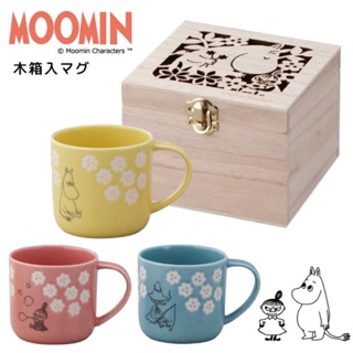 🌲森林喵🌲日本製 嚕嚕米MOOMIN 陶瓷馬克杯 附收納木盒 350ML 現貨