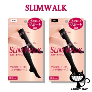 【日本直郵】SLIMWALK(孅伶) 美麗的雙腿高襪 黑色