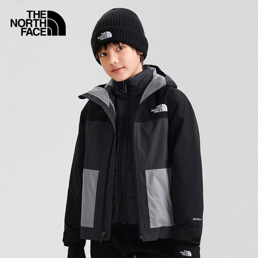 The North Face FREEDOM TRICLIMATE 中大童 防水透氣連帽三合一外套NF0A7WR50C5
