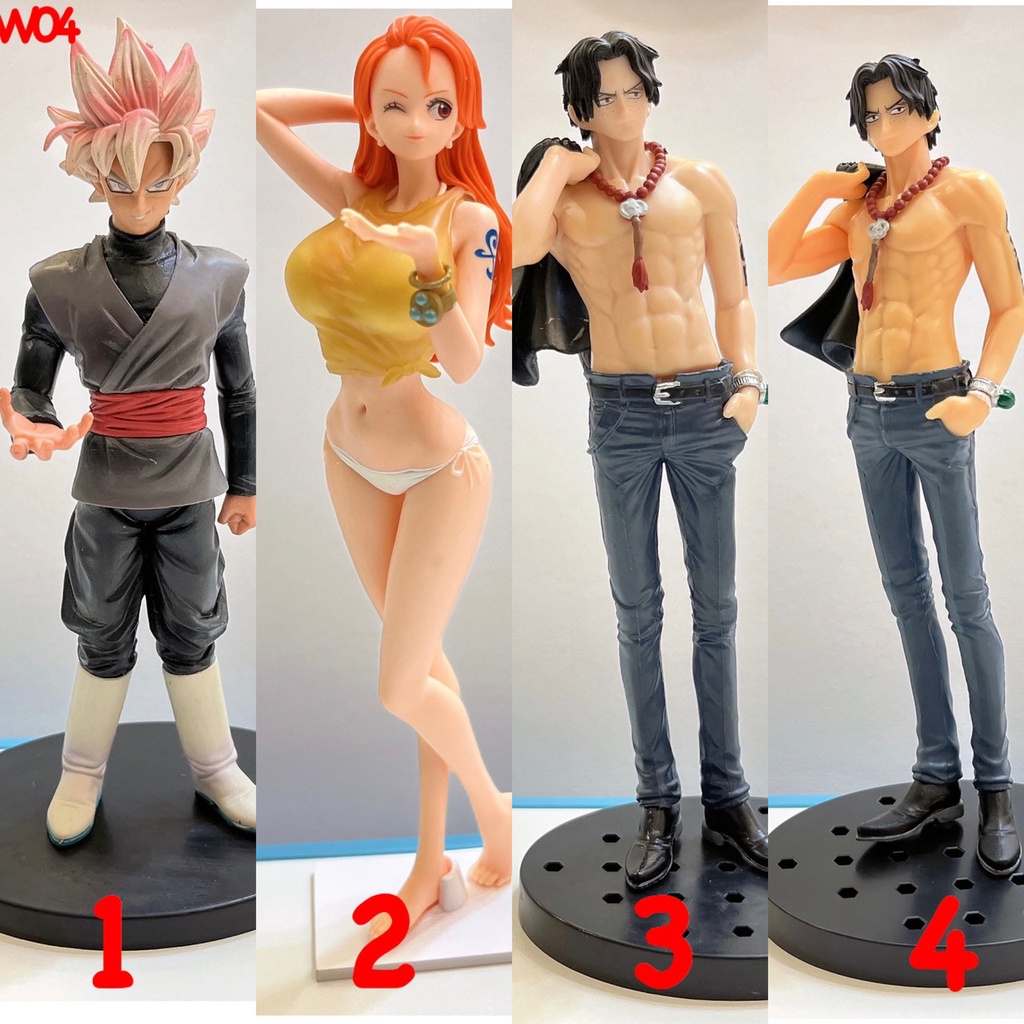 ♋魏玩具 W 02 無盒 公仔 figure 悟空 娜美 航海王 艾斯 七龍珠 龍珠