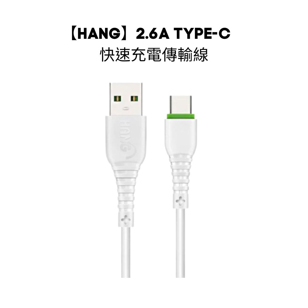 【HANG】2.6A TYPE-C 快速充電傳輸線 R6