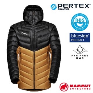 【MAMMUT 長毛象】男 Broad Peak 輕量保暖防風防潑連帽羽絨外套.夾克/800FP鵝絨 獵豹褐 00260