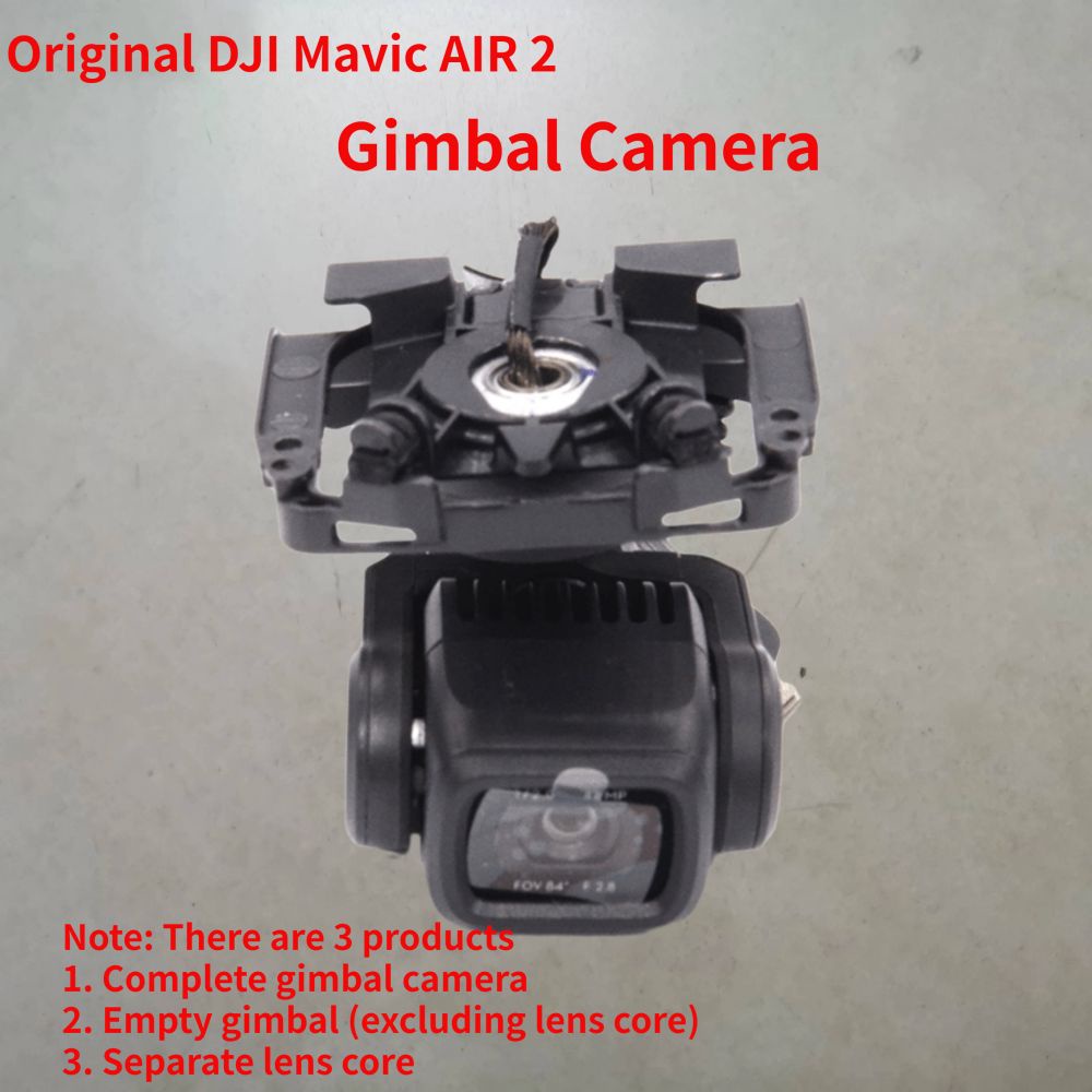 原裝 DJI Mavic AIR 2 雲台外殼外殼不帶相機更換雲台軸臂適用於 DJI Mavic AIR 2 無人機維修