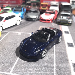 免運 MINI GT 保時捷 Porsche 911 992 Targa 4S 藍 412 硬頂 敞篷 小汽車 模型車