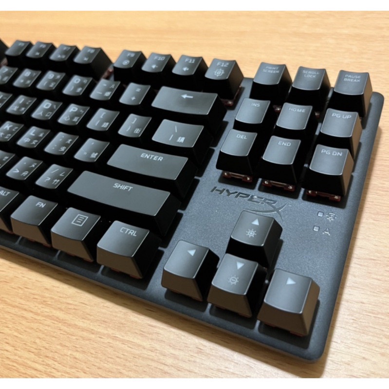 HyperX Alloy Origins Core 中文 87鍵 RGB 機械鍵盤 紅軸 已換原廠中文鍵帽