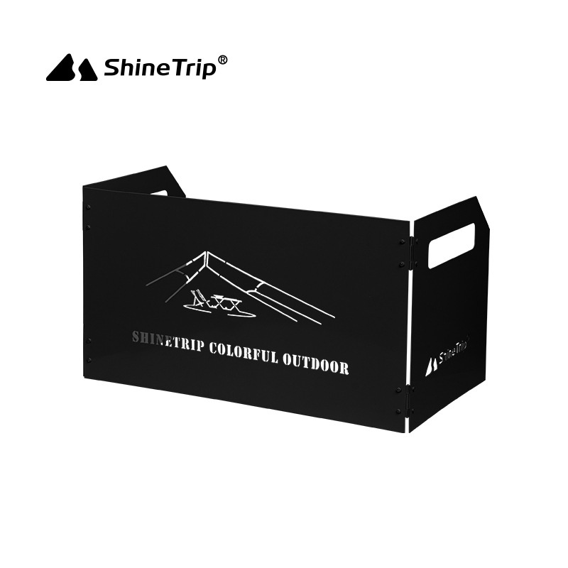 ShineTrip 山趣 卡式爐擋風板-附收納袋【來趣露營】