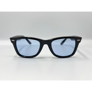 [檸檬眼鏡]🍋Ray Ban RB2140F 901/64 太陽眼鏡 原廠公司貨 淺藍黑框 全球熱銷 假一賠十 絕對真品