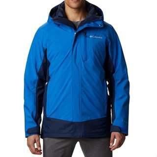 【Columbia】UWM09000 男款 兩件式OT防水鋁點化纖保暖外套 滑雪外套 藍 三合一外套