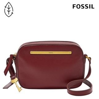 【FOSSIL】Liza 真皮相機包-紅絲絨色 ZB1771627