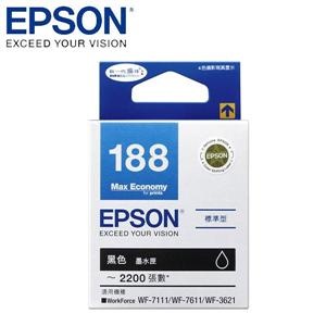 (聊聊享優惠) EPSON C13T188150黑色墨水匣(台灣本島免運費)