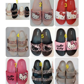 [Kikishoes]Hello Kitty 室內外拖鞋粉色黑色白紅色桃色免運防水鞋親子鞋😍天天出貨