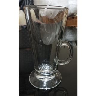 玻璃拿鐵三角杯(愛爾蘭咖啡杯附耳約250cc)
