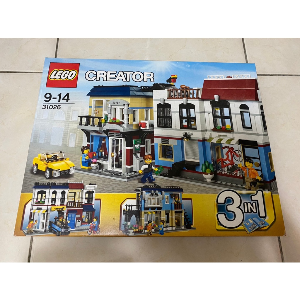 LEGO 31026 CREATOR系列 咖啡店與腳踏車店 *