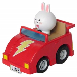 ♥踏踏小舖♥正版授權 TAKARA TOMY多美小汽車 Line Friends 兔兔 可妮兔 迴力車 玩具車 桌上小物