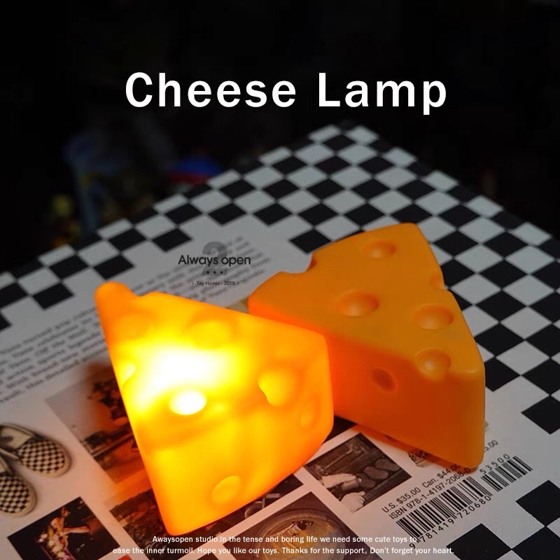 东洋会社(現貨)   創意趣味奶酪起司造型小夜燈