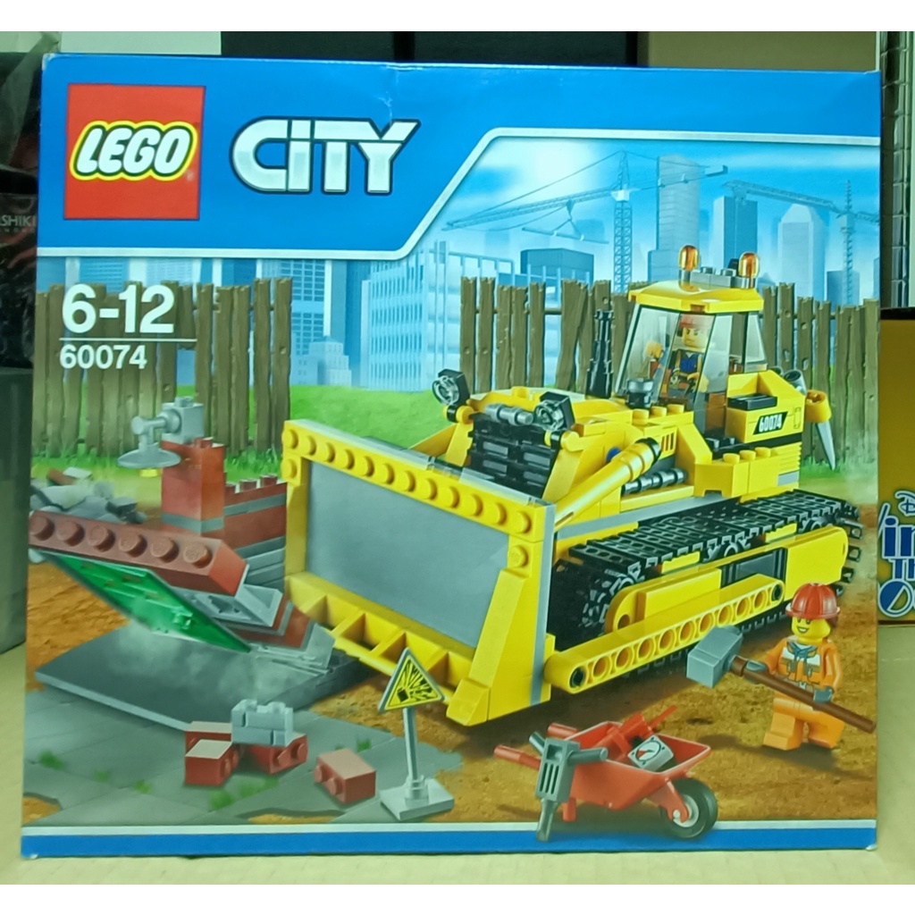 最後一組特價 全新未拆 樂高 積木 LEGO CITY 城市系列 60074 推土機 挖土機 適合6-12歲