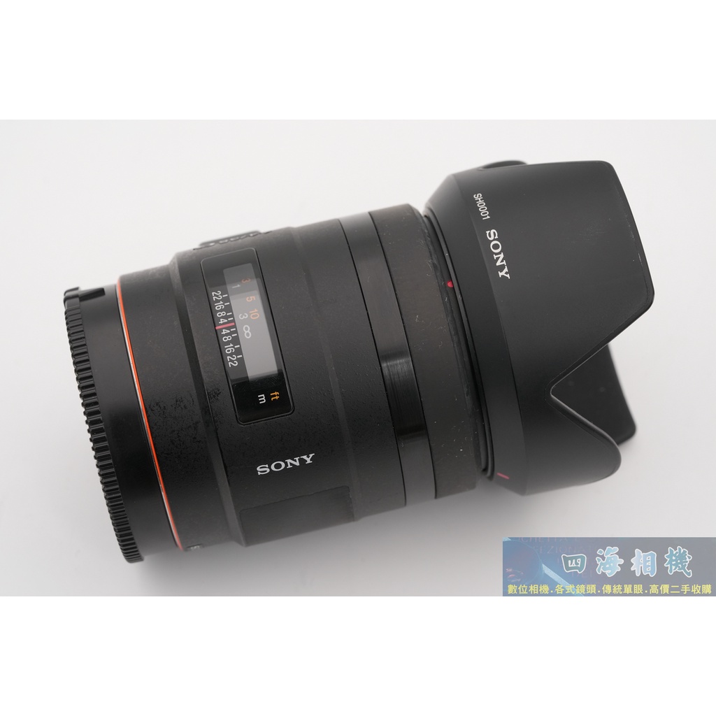 【高雄四海】SONY SAL 35mm F1.4 G 九成新．A接環大光圈G鏡．保固三個月．公司貨過保