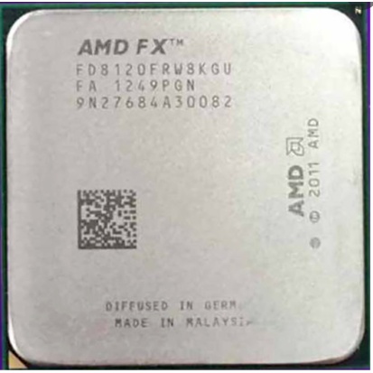 AMD FX-8120八核心處理器CPU AM3+主機板可安裝FD8120FRW8KGU 2手CPU
