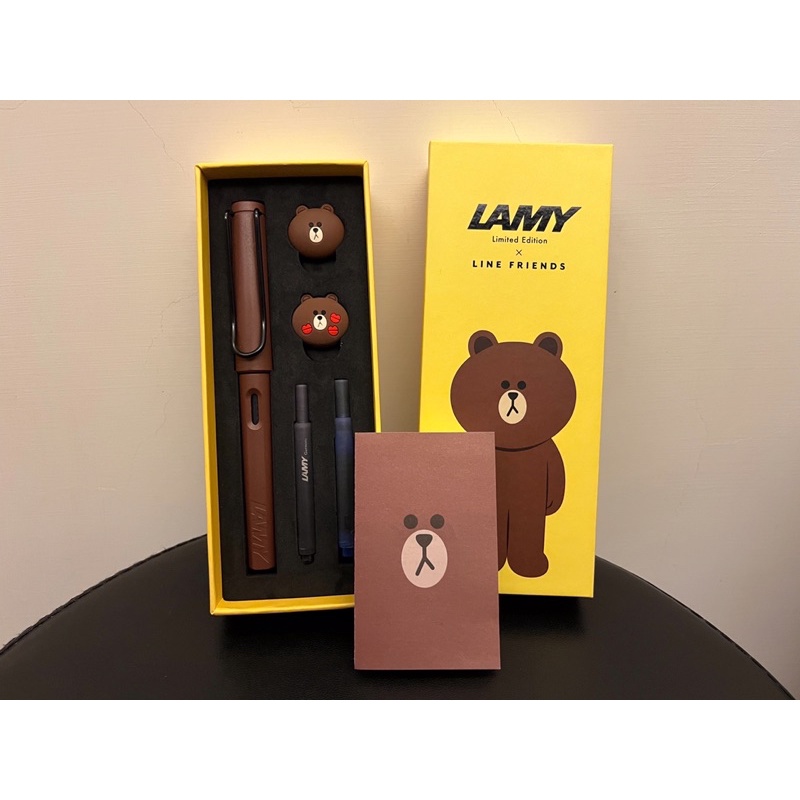 LAMY x line friends✨已絕版✨LAMY熊大第一代聯名鋼筆 德國製