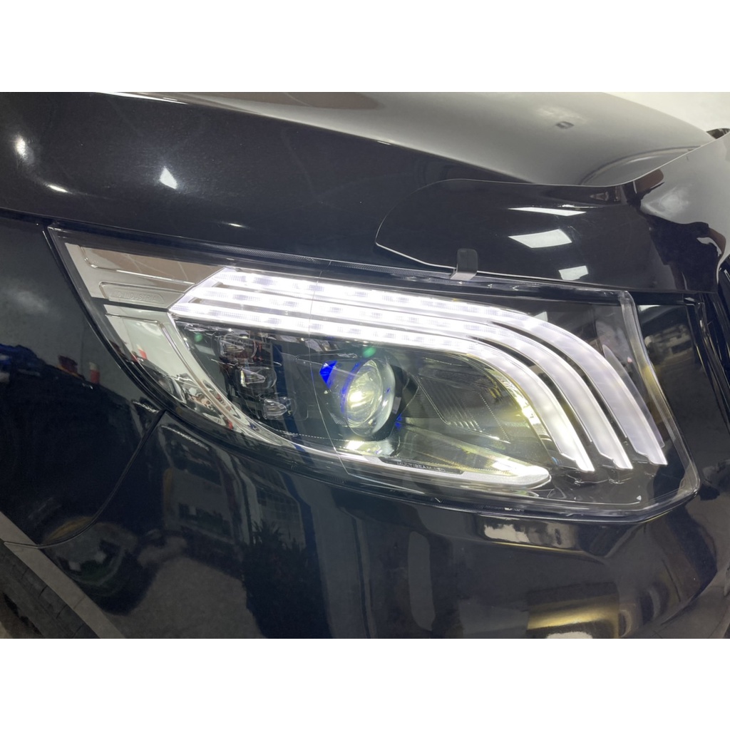 Benz V-Class W447 Metris Vito 低配改高配 邁巴赫款LED大燈總成 流光轉向燈 含安裝