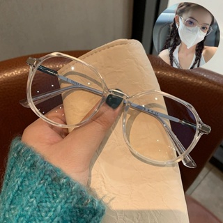 ins超輕素顏神器 圓形眼鏡 女學生防藍光眼鏡 韓國眼鏡框 眼鏡架 防輻射眼鏡UV400小清新可替換鏡片 平光眼鏡