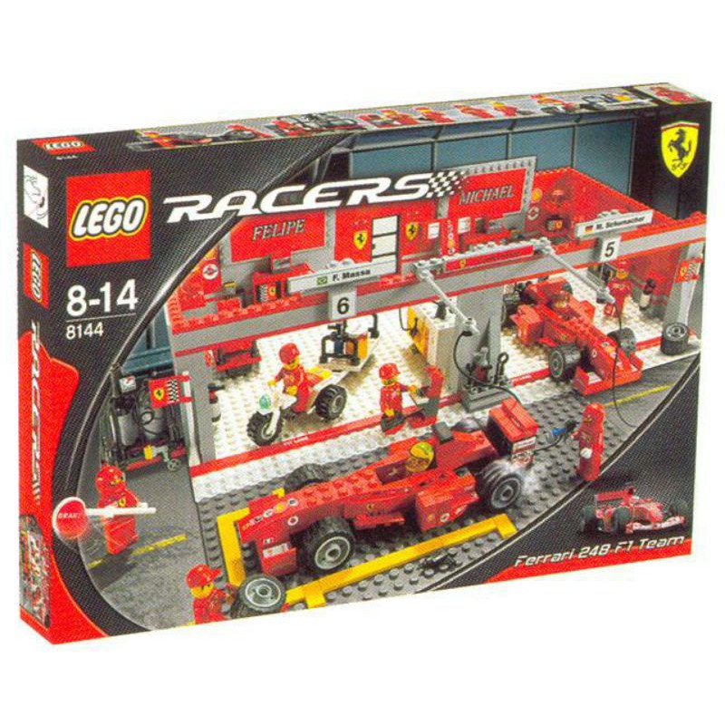 【樂高資本】LEGO 樂高 8144 Ferrari F1 Team 法拉利 賽車 無盒無書 有貼紙 稀有 二手 R-3