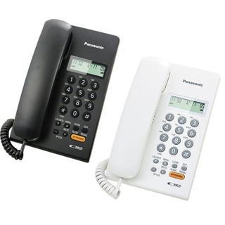 。含稅。國際牌Panasonic 免持來電顯示有線電話KX-T7705 /免持擴音/總機可用ˊ黑白2色