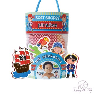 innovativeKids浴室貼貼樂-海盜(20片組) 洗澡玩具 兒童玩具【臺灣現貨】