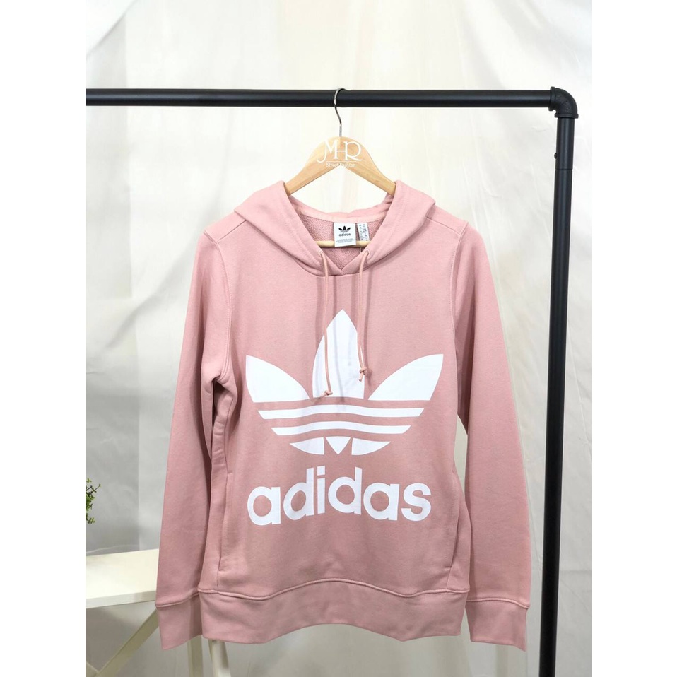 MR.CH] Adidas Originals Hoodie 三葉草帽T 女粉DH3134 | 蝦皮購物