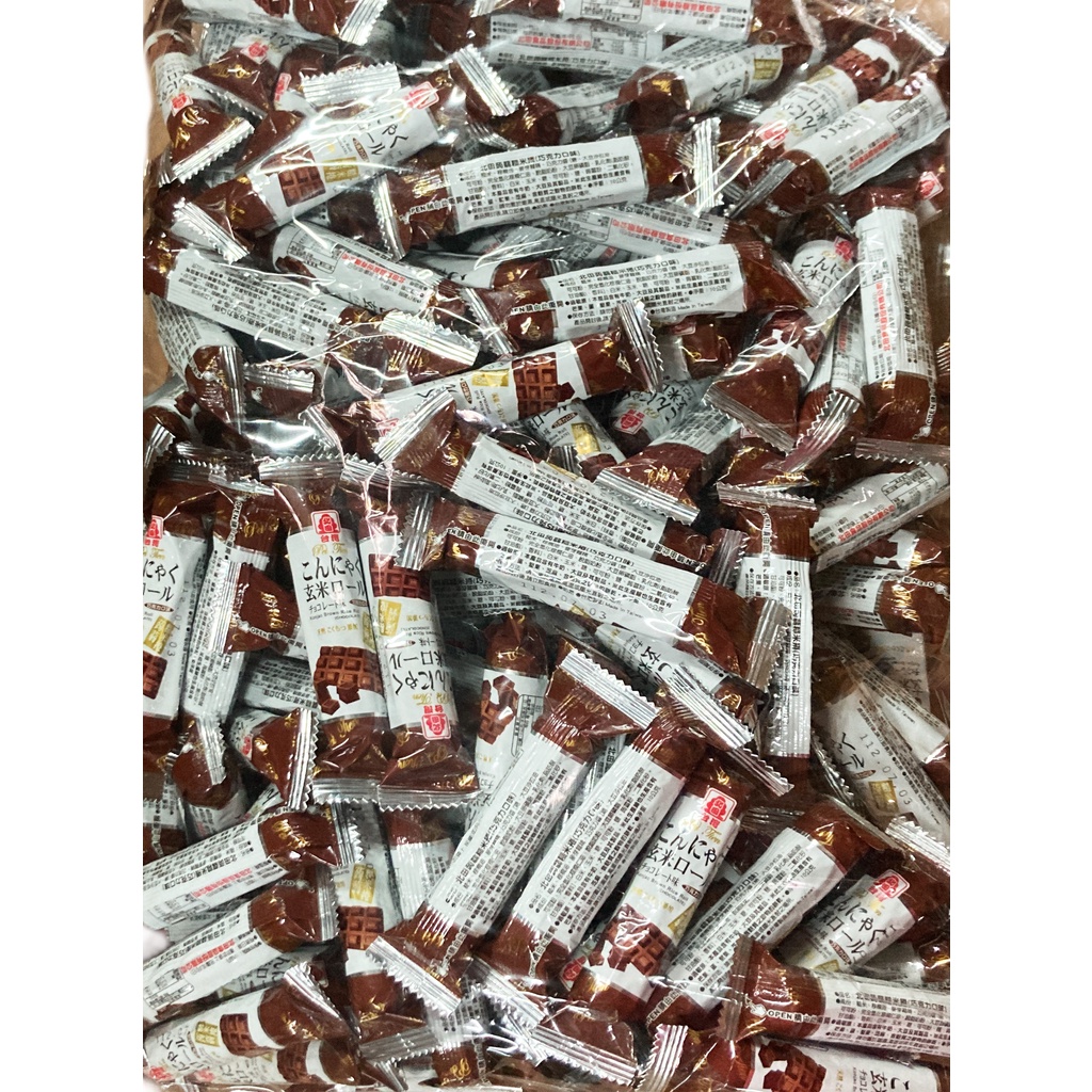 北田蒟蒻糙米捲巧克力(奶素)1800g.超商最多2袋,超過將無法出貨