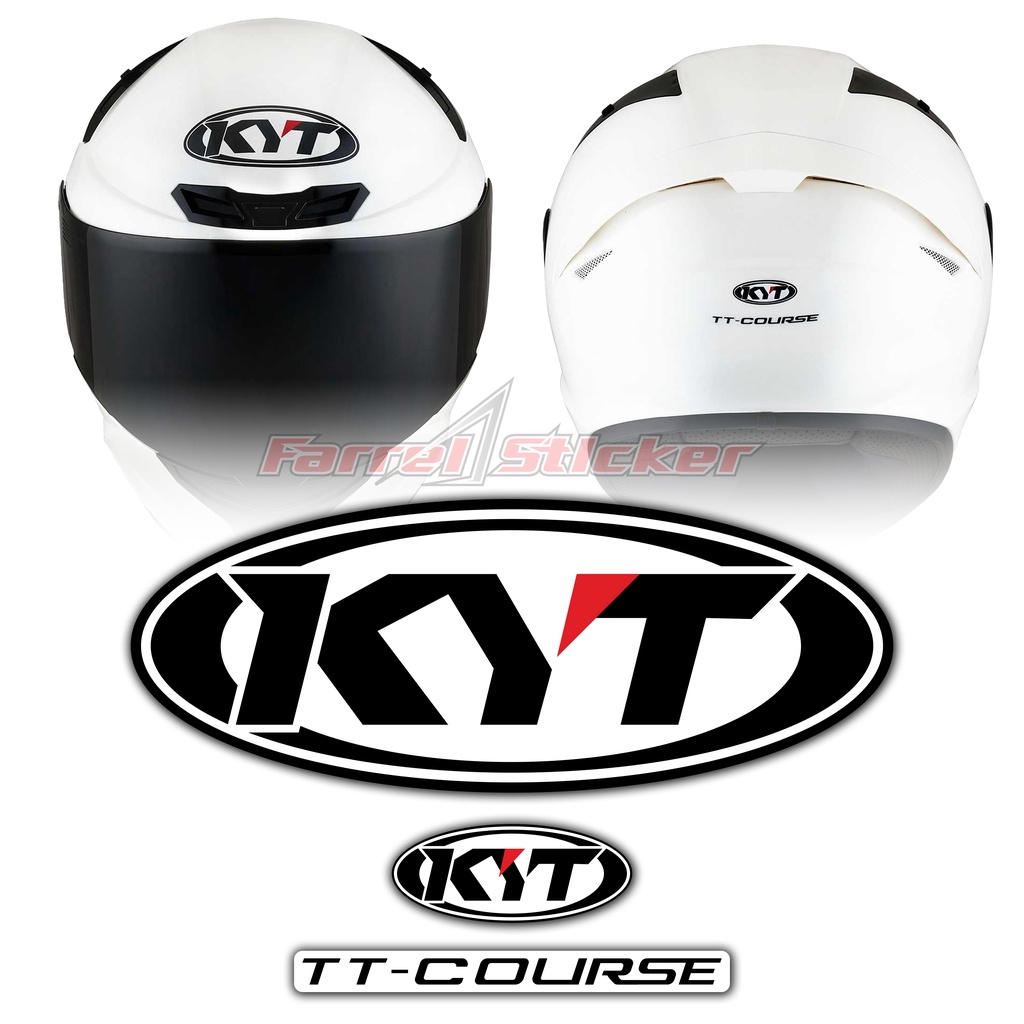 頭盔貼紙頭盔貼紙 KYT TT COURSE