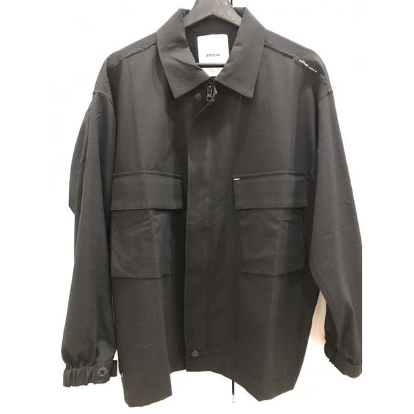 《全新未剪標》DYCTEAM  See-through pocket coat M號 黑色