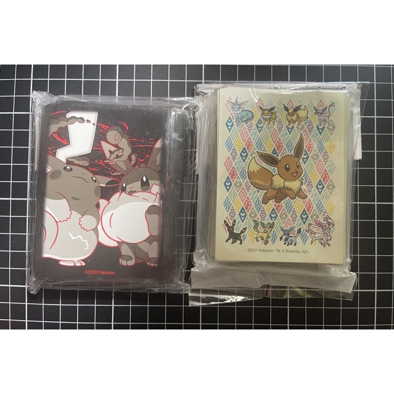 （全新）PTCG 美版 限定 卡套 伊布家族 極巨化 伊布 皮卡丘