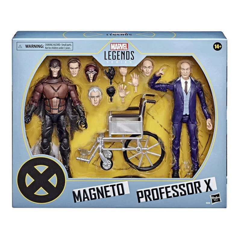 全新現貨 Marvel Legends X戰警 電影20周年紀念 X教授 查爾斯 萬磁王 艾瑞克 雙人包 6吋 可動