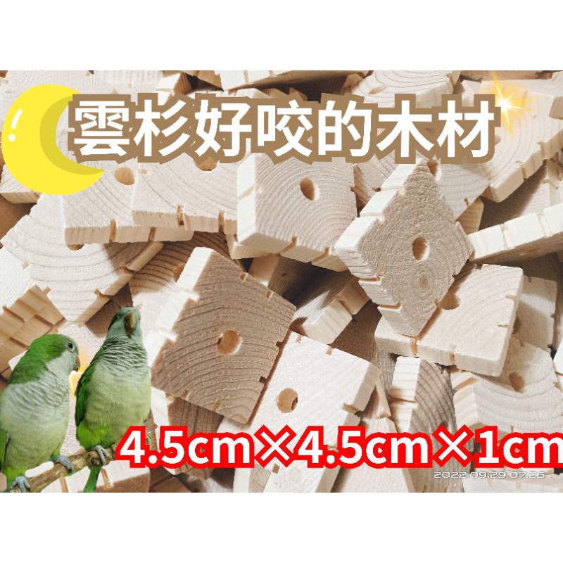 多款Diy雲杉鸚鵡木塊🍀多款上市🍀 鸚鵡玩具材料🇹🇼好咬的木塊原色/彩色可選