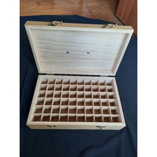 《多桑原木傢飾》松木木60格精油手提木盒~10ml~MIT