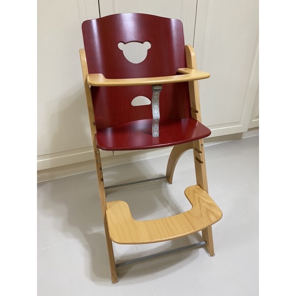 二手 Pali  Pappy re 熊寶寶 兒童成長餐椅 單椅 紅色