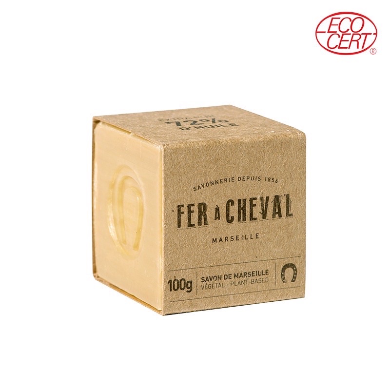 Fer à Cheval 法拉夏 經典馬賽皂-方形／ 100g  / 植物油