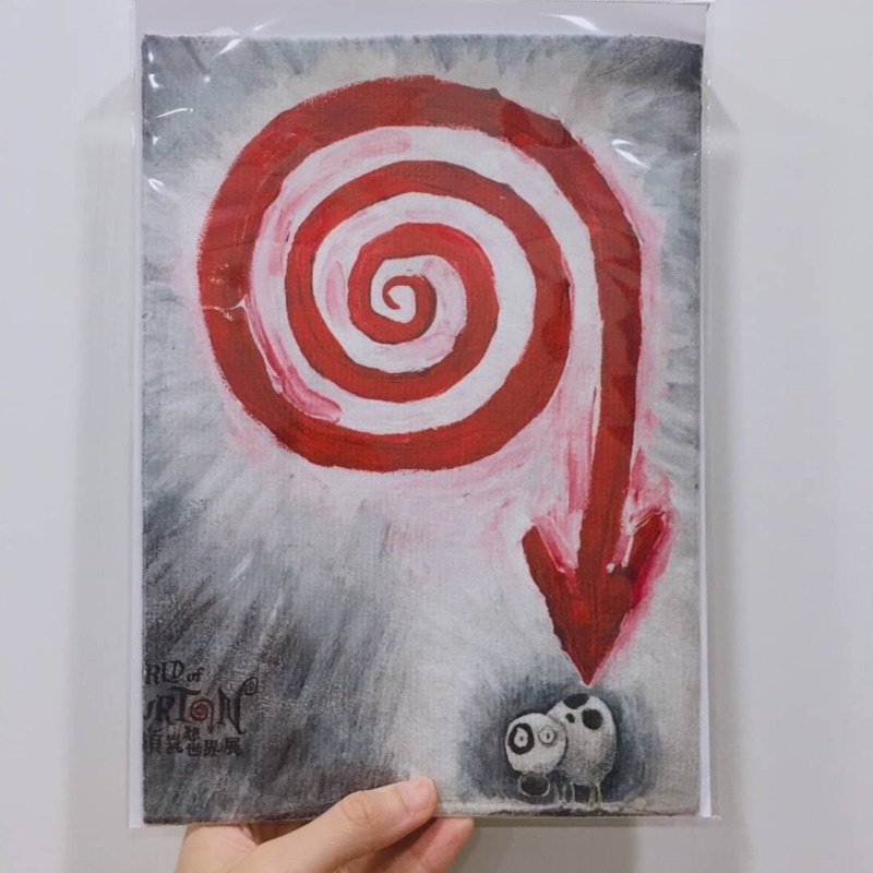 提姆波頓 展覽 紀念品 鑰匙圈 展覽手冊 吸水方巾 明信片 貼紙
