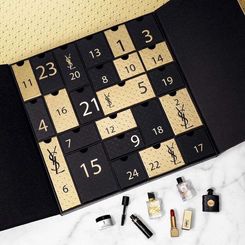 Y.M聖誕倒數🇫🇷YSL Beauty Advent Calendar 2022倒數日曆 聖誕禮物 聖誕禮盒 YSL
