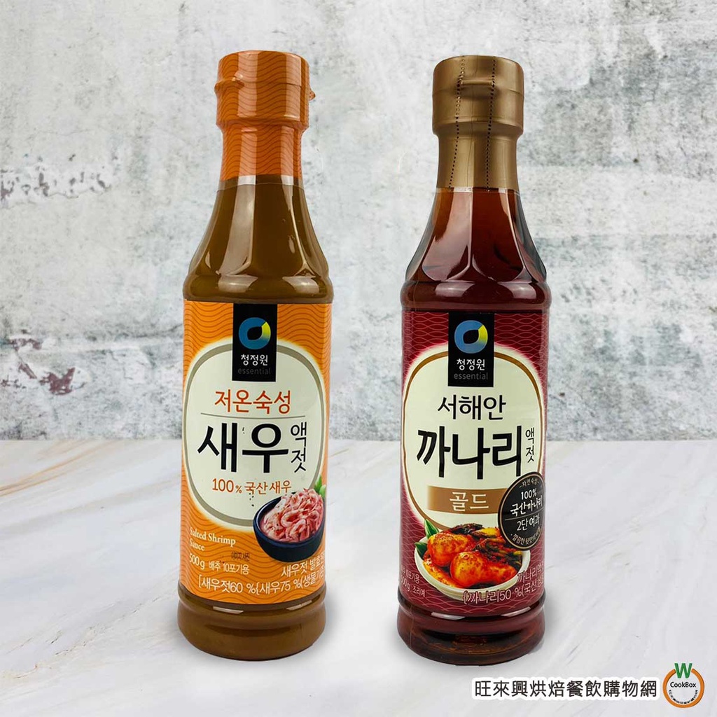 清淨園 大象 韓式蝦醬 500g / 瓶  韓國清正魚露 500g / 瓶 (總重約:525~550g) 拌醬 調味醬料