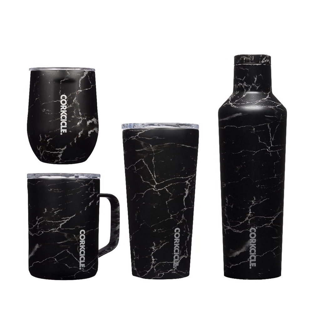【美國CORKCICLE】黑雲石系列三層真空易口瓶/寬口杯/咖啡杯-共3款《屋外生活》保溫杯 水杯 馬克杯