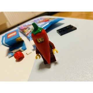 樂高LEGO 71032 2號 辣椒人/辣椒裝粉絲/紅髮/牛奶/第22代人偶包