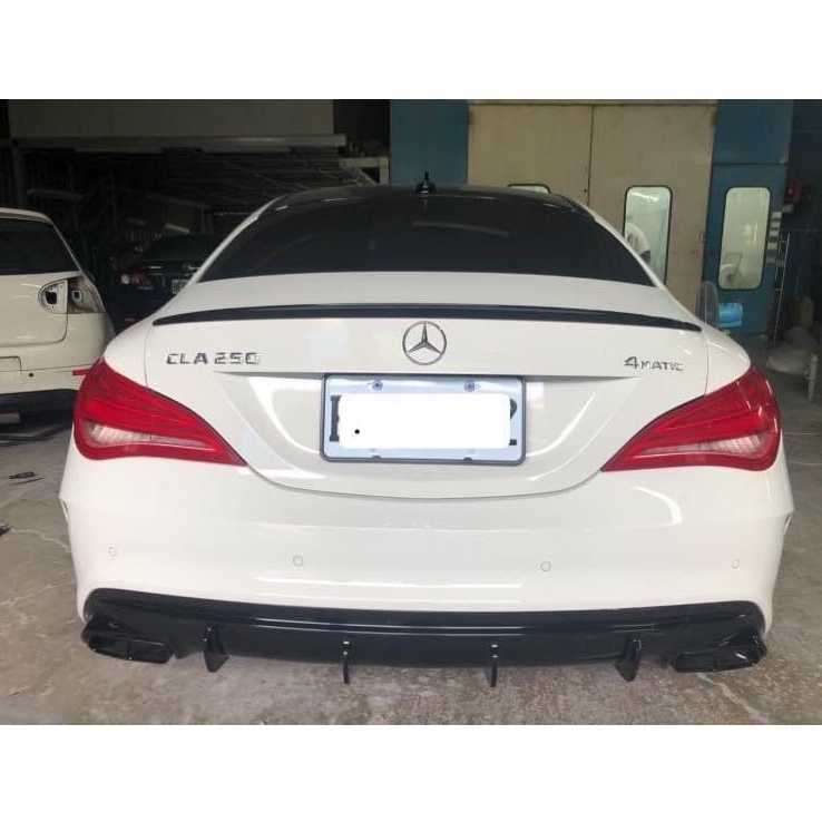 賓士 Benz W117 CLA45款後下巴 CLA250後下巴 CLA45後唇擾流 CLA200後下