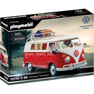全新 Playmobil 70176 摩比人 福斯露營車 Volkswagen T1 德國製 箱型車
