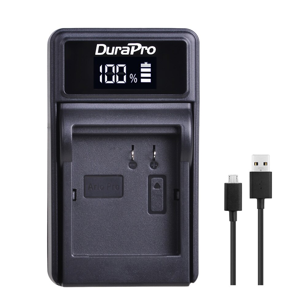適用於 Arlo Go 電池 VMA4410 的 DuraPro LED USB 電池充電器