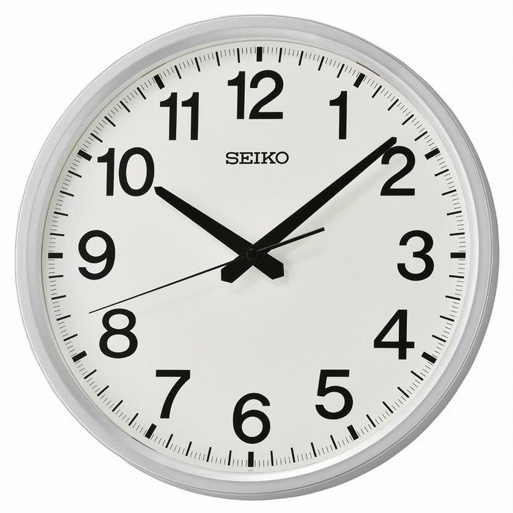 SEIKO 精工 指針式數字掛鐘 時鐘 QHA009A